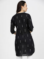 Black Nightfall Elegance Kurti