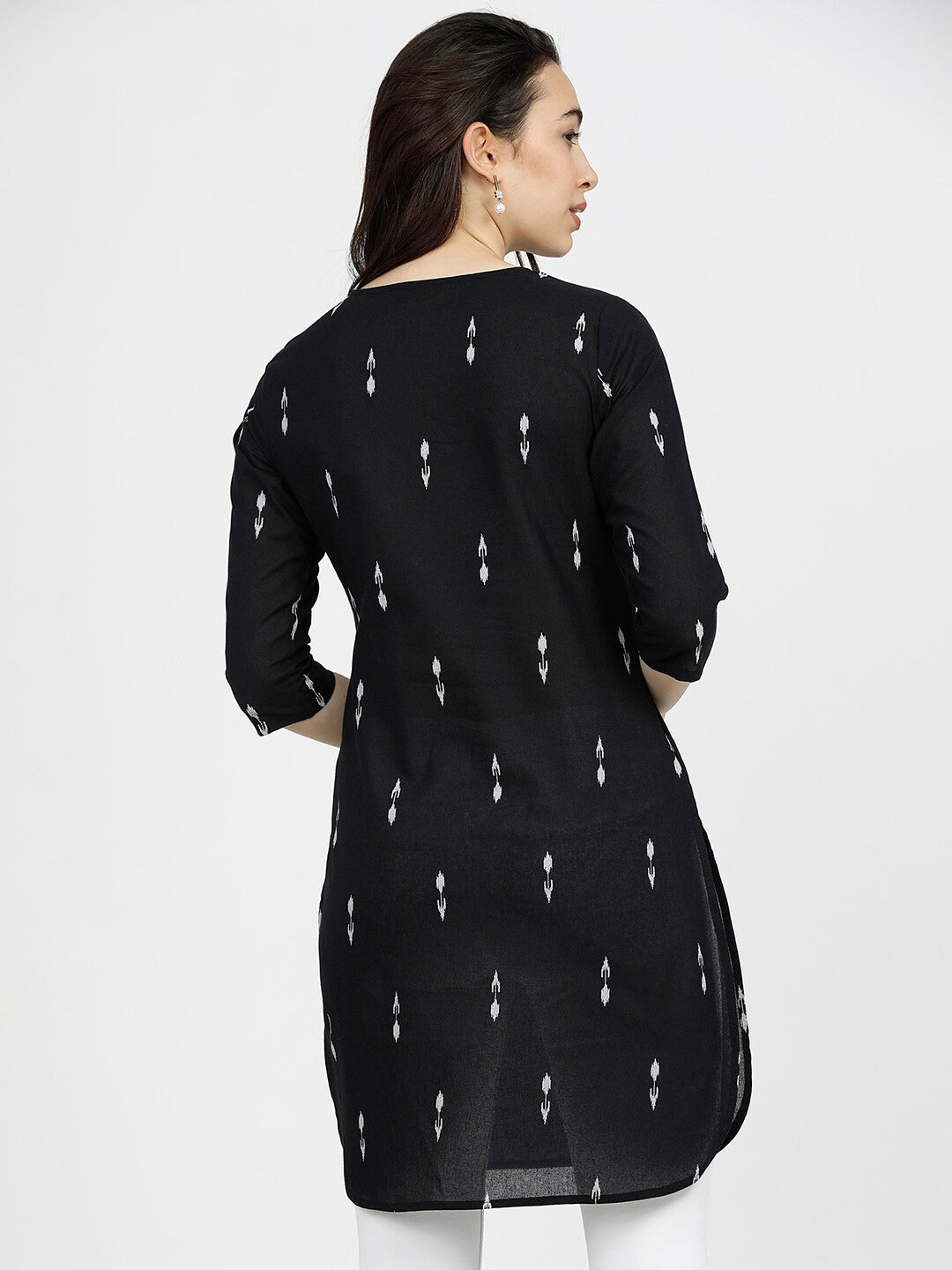 Black Nightfall Elegance Kurti