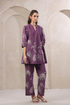 Mauve Meadow Cotton Set