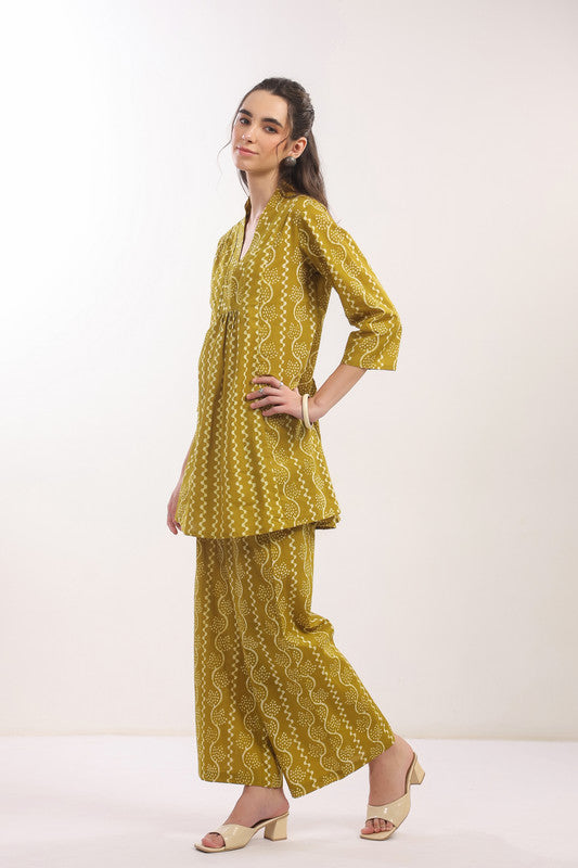 Mustard Meadow Ensemble Co-ord set