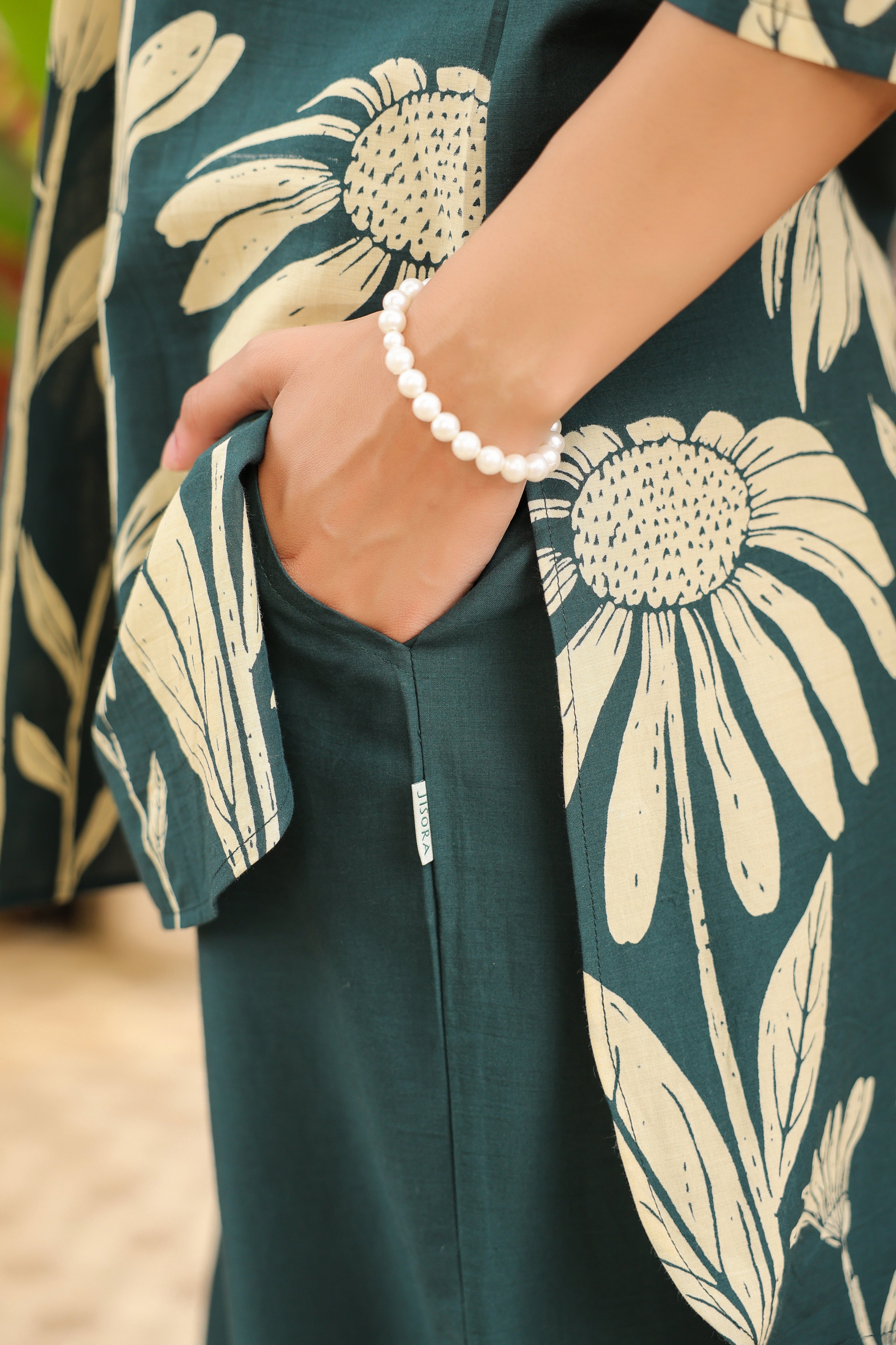 Sea Green Flora Cord Set