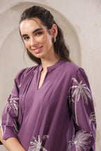 Mauve Meadow Cotton Set