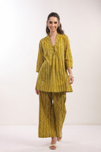 Mustard Meadow Ensemble Co-ord set