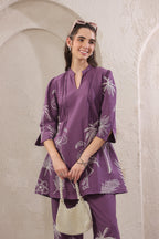 Mauve Meadow Cotton Set