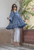 Designer Tops navy blue